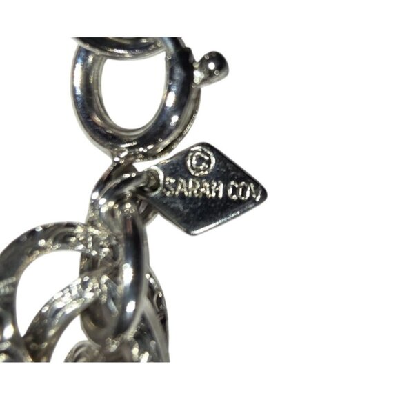 Necklace Sarah Coventry Silver-Tone Rope Chain Womens Jewelry classic - Picture 3 of 4